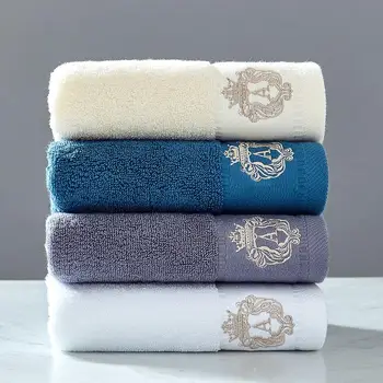 

49 High-grade 100% cotton Towel set bathtowel + facetowel set soft bath face towel handtowel Bathroom towel sets