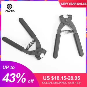 Кожаный пирсинг WUTA, кожаные инструменты для пробивки отверстий, ручные бесшумные плоскогубцы, Алмазное шитье, прошивка, долото, утюжок - изображение