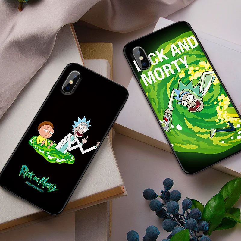 Рик и Морти чехол для телефона для Xiaomi Mi6 8 Lite SE макс 3 9E 5X 6X F1 A1 A2 Lite A1 6 Чехол Мягкий силиконовый чехол для телефона с крышкой