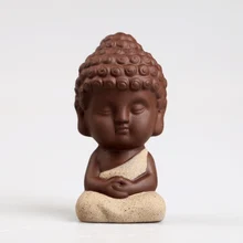 Китайский чай кунг-фу аксессуары милый питомец мелкий песок Монах Будда чай фиолетовый питомец Исин ручной работы украшения настольные украшения