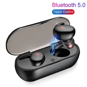 JFWEN Y30 TWS Bluetooth 5.0 Wireless Stereo Earphones Earbuds In-ear Noise Reduction Waterproof Headphone  With Charging Case 1
