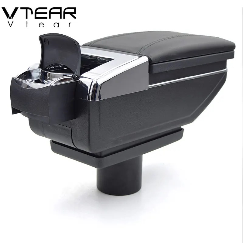Vtear для Chery A3 автомобильный подлокотник usb интерфейс для хранения подлокотник ящик для хранения Авто подъем поднятая центральная консоль кожа ABS интерьер