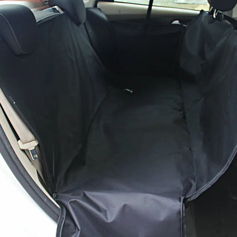 Чехол для на автомобильное сиденье для перевозки собак Толстый водонепроницаемый устойчивый к укусам Автомобильный задний багажник Подушка протектор сиденья коврик одеяло - Цвет: 130x150x50cm black