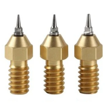 

3Pc/Lot 3D Printer Parts 0.2Mm 0.3Mm 0.5Mm Airbrush Nozzle Adapter Set for V6 Hotend 1.75Mm Filament