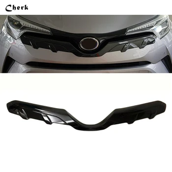 

For TOYOTA CHR C-HR 2017 2018 SUV Hatchback Lower Front Hood Grill Cover Trim ABS Chrome Exterior ONLY Fit Asia Model