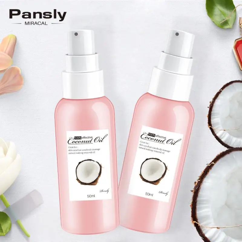 Coconut Oil Natural Makeup Remover Skin Care Hair Care Body Massage Oil Multi-functional Hair& Scalp Treatments Make Up Remove