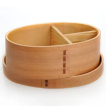 

Portable Creative Natural Wooden Lunch Box Wooden Lunch Box Food Container Japanese Travel School Camping Lunch Box