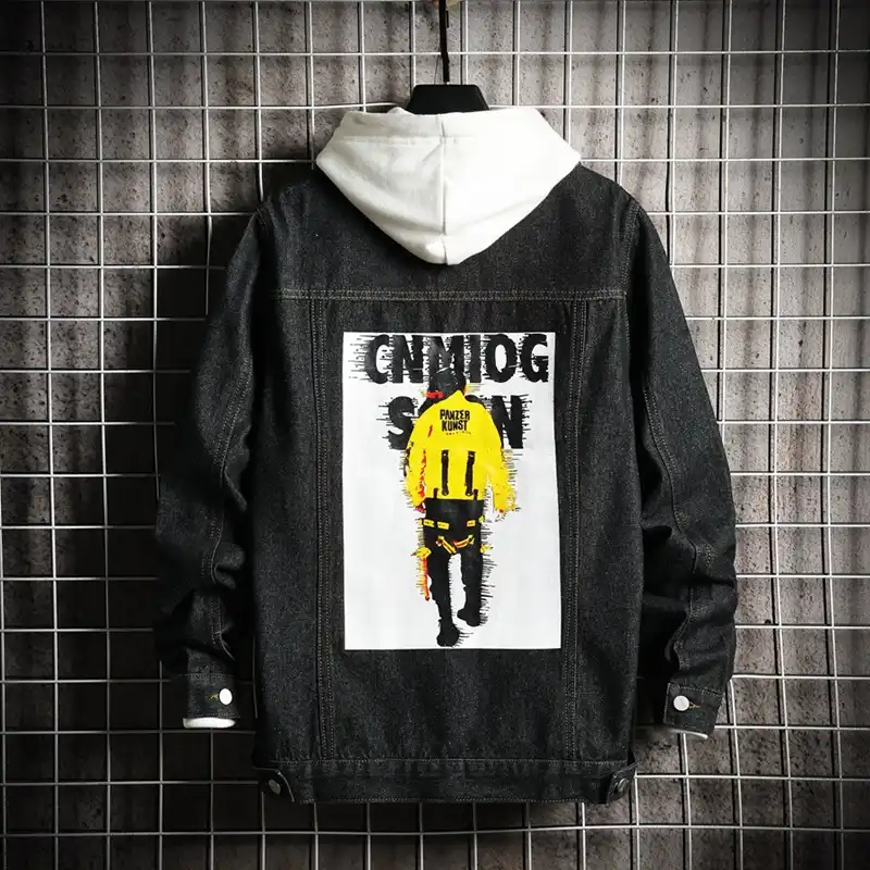 black denim jacket designer