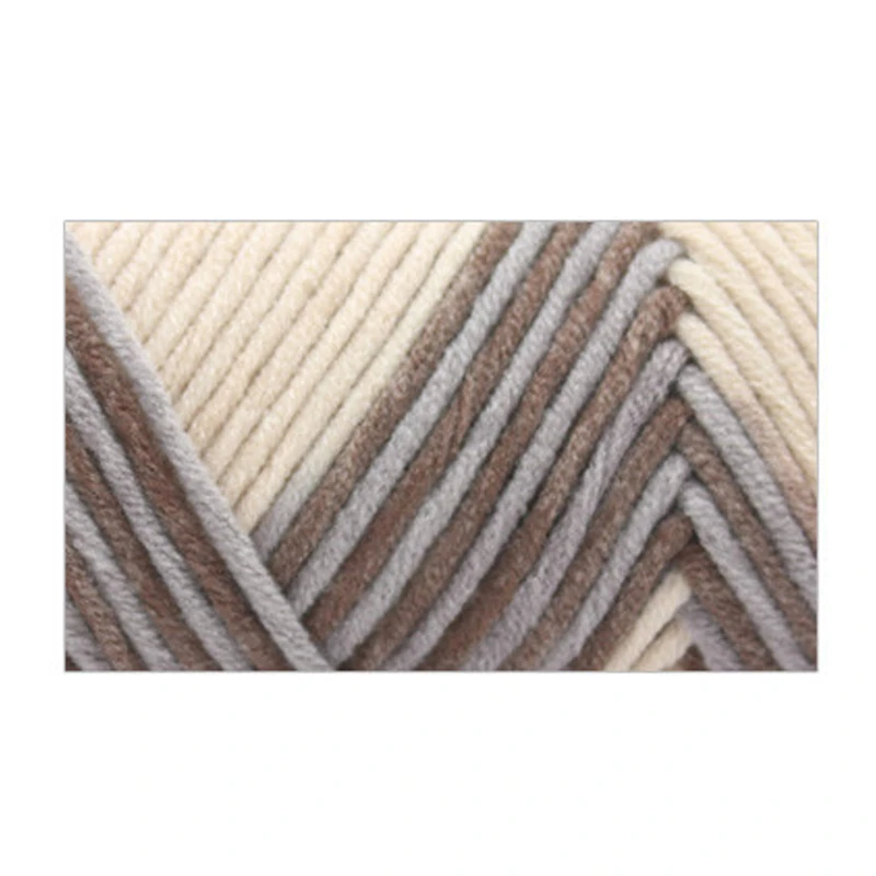100 г/рулон красочная чесаная Мягкая Детская Хлопковая пряжа из натурального волокна ручное вязание крючком из шерсти пряжа для DIY свитера - Color: 26