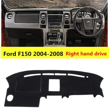 

Car Dashboard Cover for Ford F150 2004-2008 Cross Accessories Interior Polyester Fiber Auto Dashboard Carpet Right Hand Drive