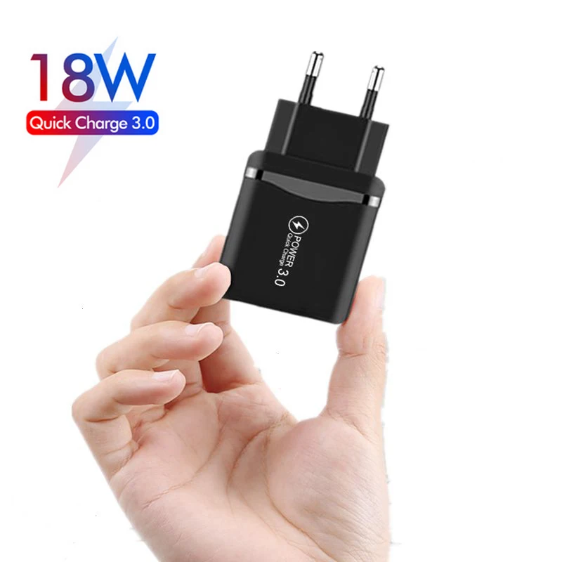 18 Вт QC 3,0 USB быстрое зарядное устройство для телефона дорожный настенный адаптер 18 Вт QC3.0 FCP универсальный для Xiaomi iPhone samsung huawei USB адаптер