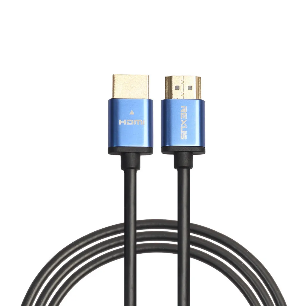 USB Кабель HDMI алюминиевый высокоскоростной кабель Ethernet 3D 1080p HD кабель для синхронизации данных 1 м/1,8 м/3M/5 м кабель для ПК 19 ноября