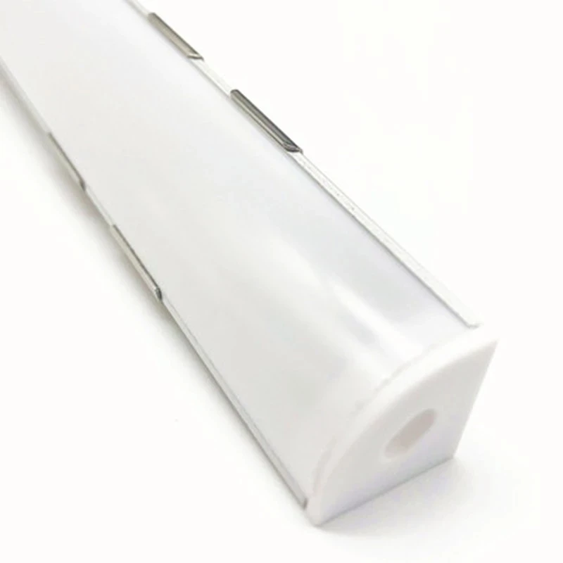 커버 엔드 캡 및 클립이 있는 알루미늄 채널, 10mm PCB 5050 5630 LED 스트립 하우징, 1m 알루미늄 프로파일, 10-30 개