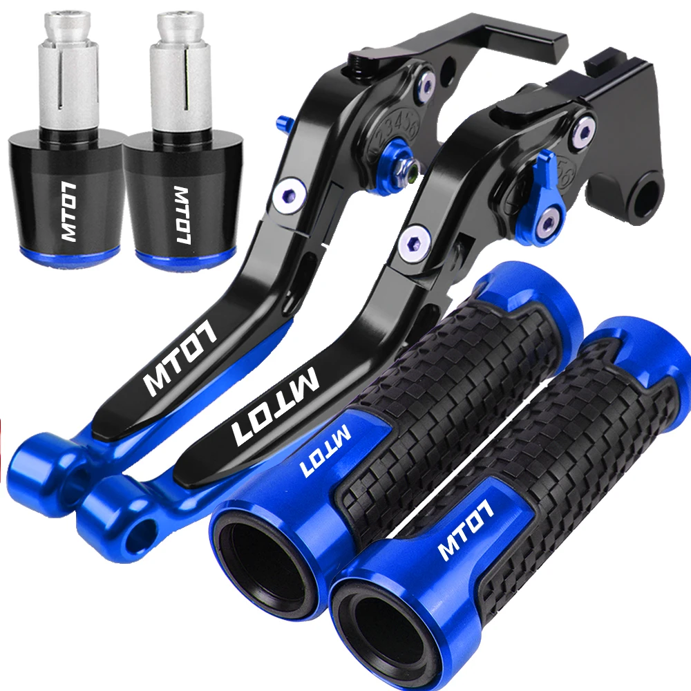 

2023 2022 For YAMAHA MT07 mt07 Motorcycle Brake Clutch Lever Handlebar Handle Grip Ends MT-07 2014-2016 2017 2018 2019 2020 2021
