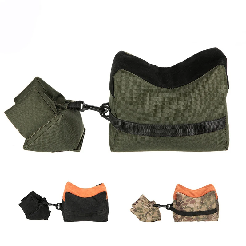 Front & Rear Bag Gun Rest Rifle Bench Support Sandbag Tactical Sniper Shooting Target Stand Hunting Gun Accessories Bag sandbag support bag gun rest bag set