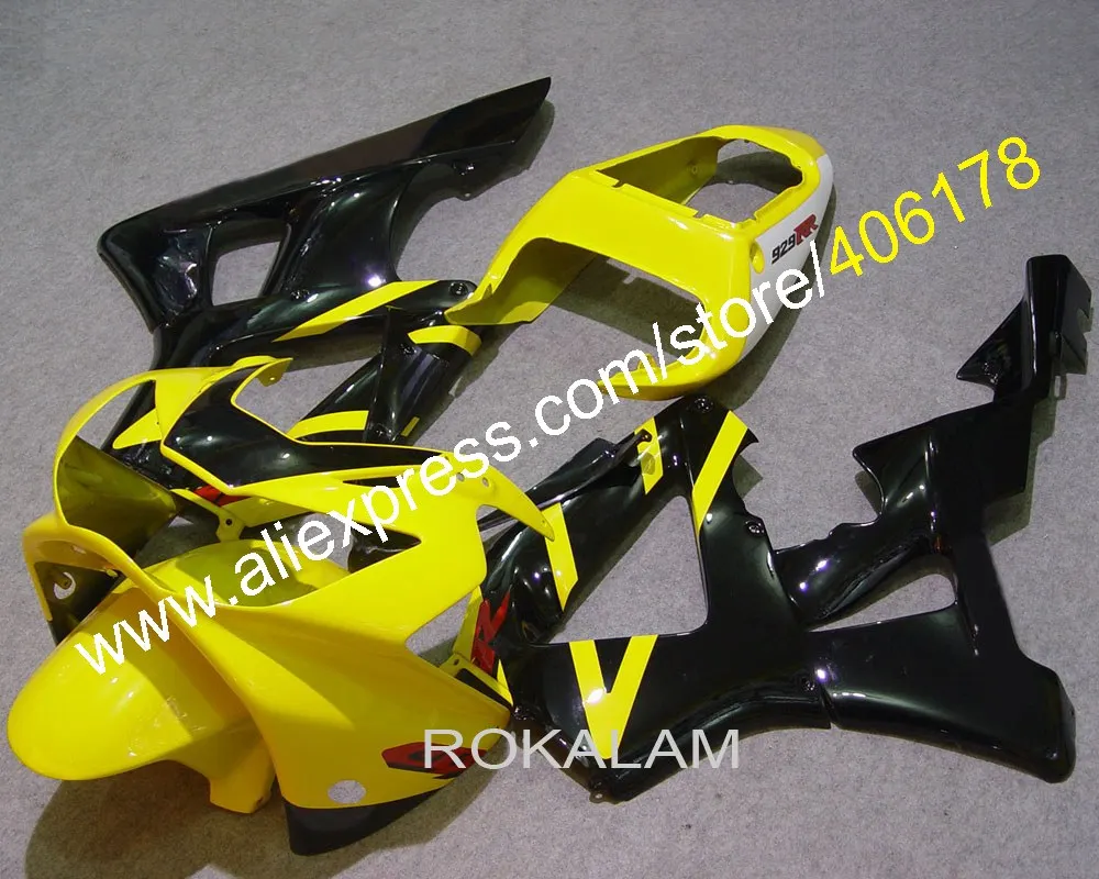 Customized For Honda Cbr929rr 00 01 Cbr 929 929rr 900rr Yellow Black