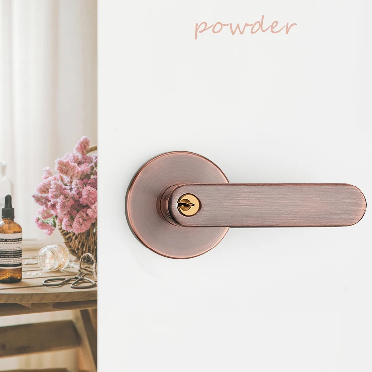 4 вида цветов/дверные ручки для межкомнатных дверей волнистая форма Передний