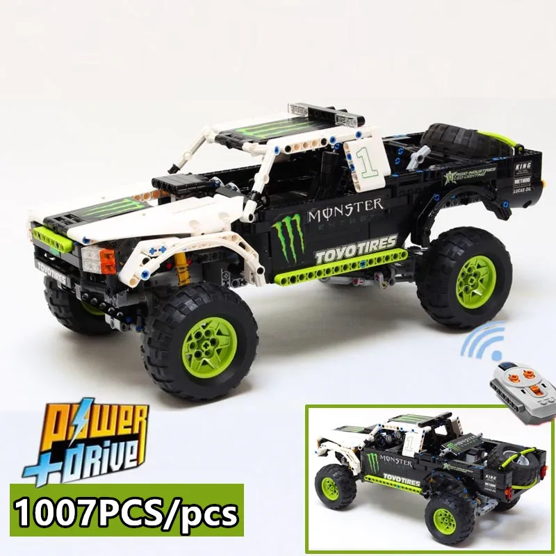 

New Energy Recoil Baja Truck Motor Power Function Fit Technic MOC-3320 Building Block Bricks Kids toys christmas gifts