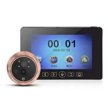 

mirilla digital 4.3" Door Peephole Viewer Doorbell PIR Motion Detection HD Night Vision Security Camera Monitor
