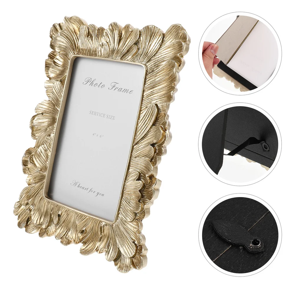 1pc Useful Resin Photo Frame Decorative Vintage Art Holder | Дом и сад