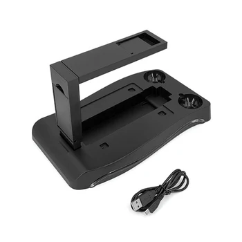 

Charge Showcase ABS Move Controller Desktop Durable LED Indicator Multifunctional PSVR Stand Display Processor For 4