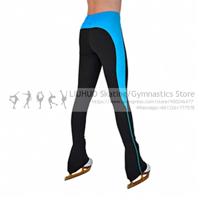 LIUHUO Figure Skating pants Girls Sportswear fleece Adult Child Ice Skate  Training leggings Popular Skiing skating Trousers - AliExpress