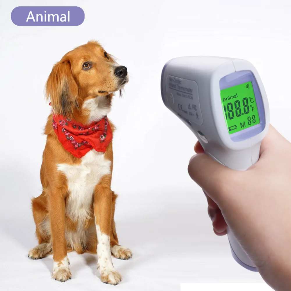 

Digital Display High Precision Pet Electronic Thermometer Animal Thermometer Infrared Thermometer