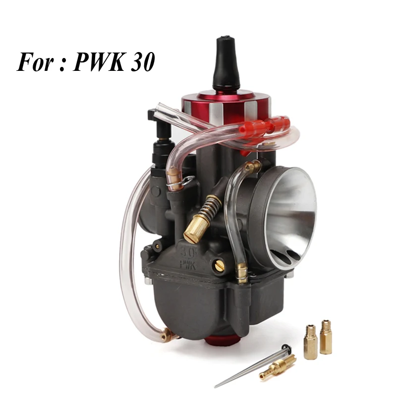 

Motorcycle PWK 30mm Carburetor Carb With Power Jet For Yamaha Suzuki Honda 2/4-stroke 180-300cc ATV Buggy Quad Go Kart Dirt Bike