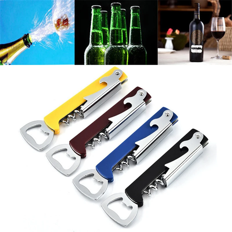 1PC Bottle Opener Creative Multifunctional Portable Wine Beer for Casual Party Screw Corkscrew Kitchen Bar Tools | Дом и сад