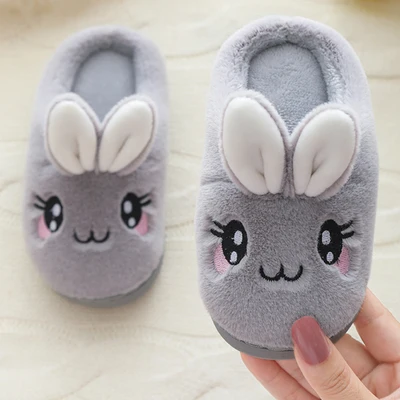 children's sandals 2021Kids Slippers Winter Children Cute Cotton Shoes Bag Heel Warm Furry Soft Bottom Non-slip Baby Girls Boys Slippers Kids Shoes girls shoes Children's Shoes