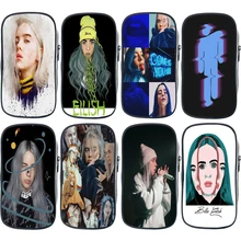 Новая популярная сумка для ручек Billie Eilish, классный чехол для карандашей для подростков, сумка для канцелярских принадлежностей с суперзвездами, Студенческая коробка для карандашей, детский держатель для карандашей, подарок