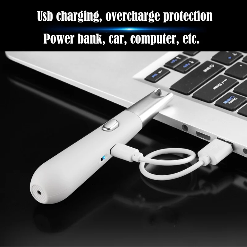 Электронная USB Зажигалка Ветрозащитная креативная сенсорная электрическая