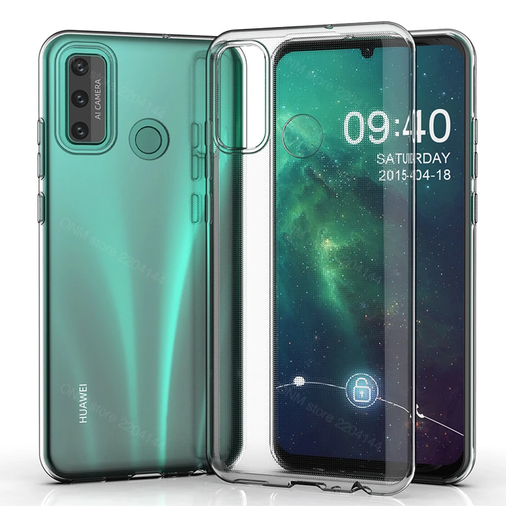 Чехол для Huawei P smart 2020 ТПУ силиконовый прозрачный чехол Бампер Мягкий 6 21