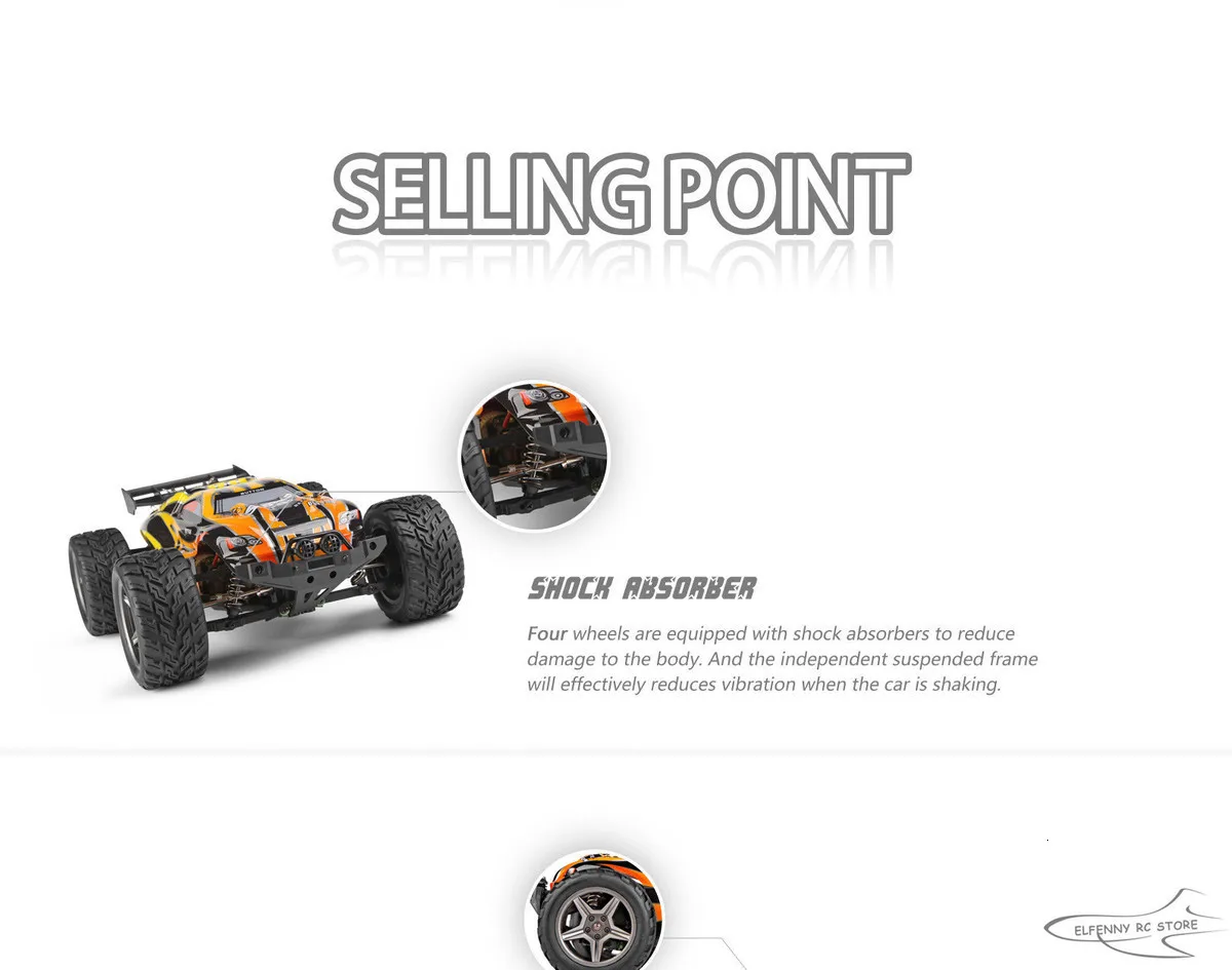 Поступление WLtoys 12404 RC гоночный автомобиль 45 км/ч 1:12 4WD RC Гусеничный 2,4 GHz 2CH брызгозащищенный пылезащитный Радиоуправляемый дрейф забавные уличные игрушки ZLRC