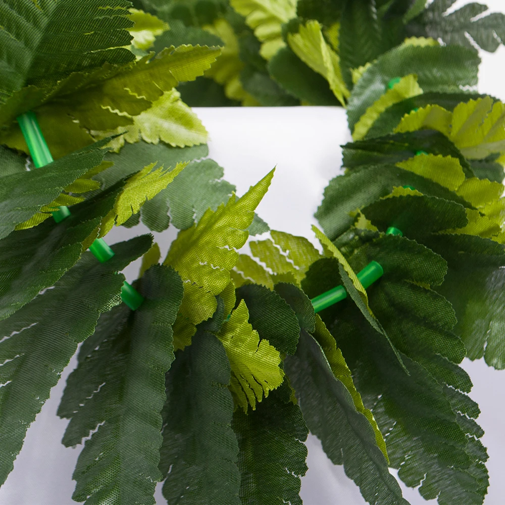 4pcs/set Leaf Hula Hawaiian Artificial Leaf Skirt Garland Necklace Bracelet Fancy Dress Party Hawaii Beach Decorection