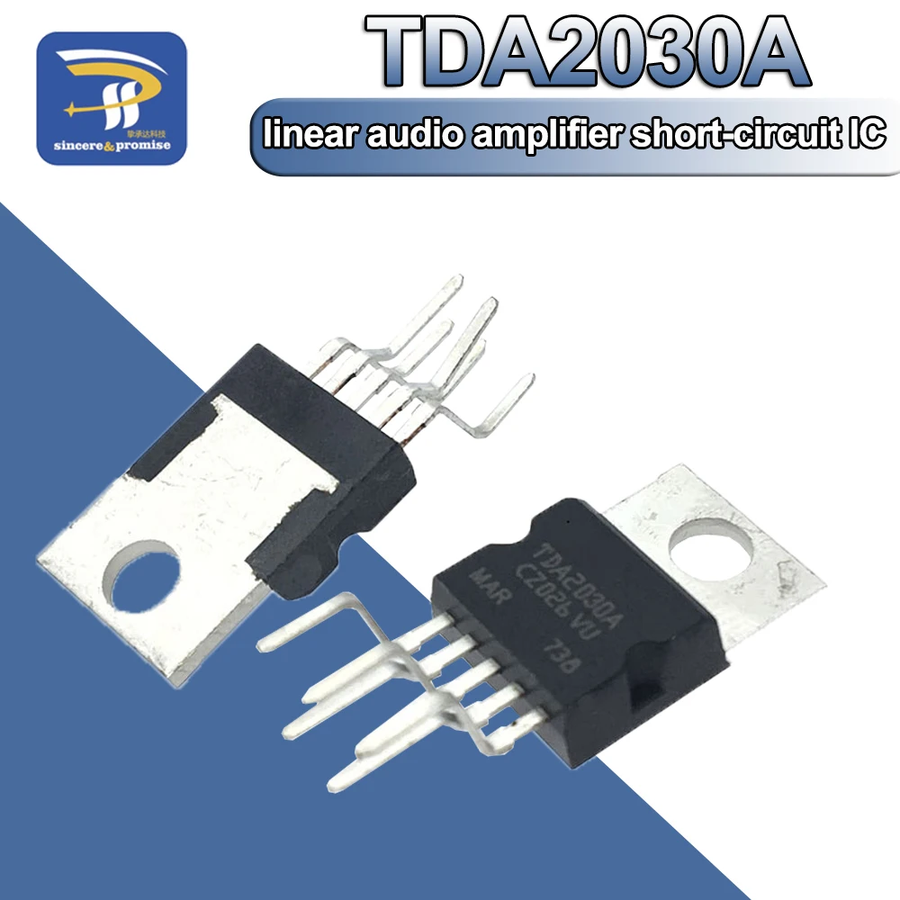 10pcs TDA2030 TDA2030A linear audio amplifier short-circuit and thermal protection IC