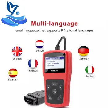 

V319 Code Reader Scan Tool Multiple Languages OBDII EOBD Read Clean Fault Code Scanner OBD OBD2 Car Auto Diagnostic Tool ELM327