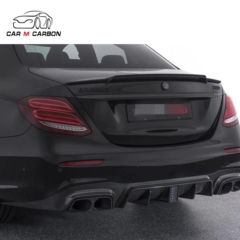 E CLASS W213 E63 карбоновый распылитель для W213 E63 B стиль задний спойлер из углеродного волокна