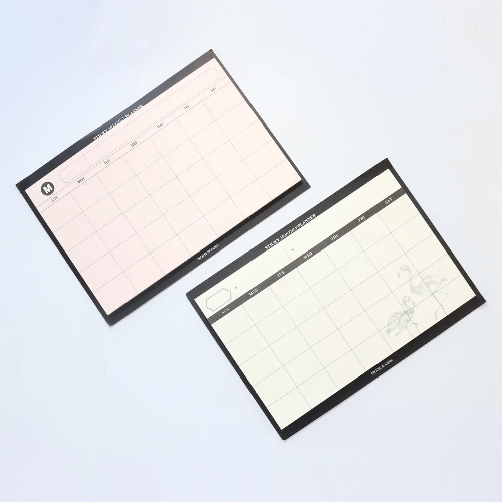 Новый милый портативный школьный самоклеящийся Настольный Еженедельный