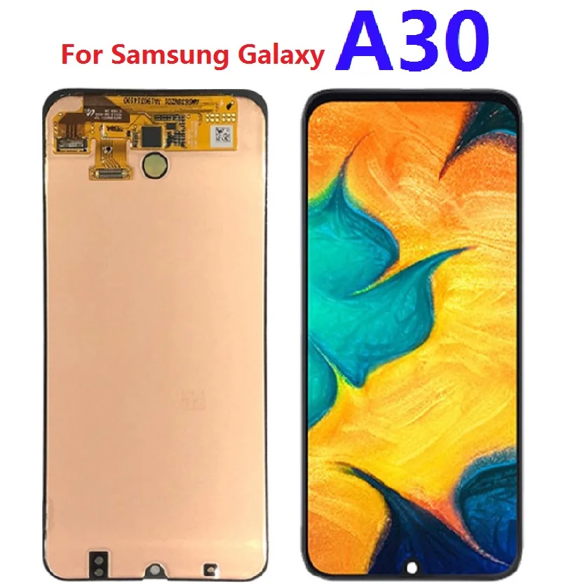 ЖК дисплей с дигитайзером сенсорного экрана для Samsung Galaxy A30 A305F/DS A305FN замена