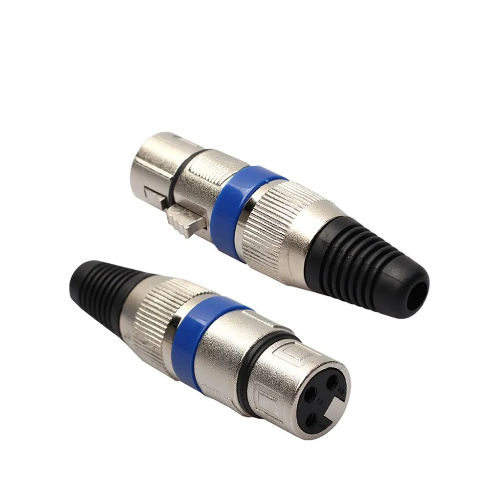 XLR Мужской Женский Разъем 3 Pin Cannon адаптер для сращивания аудио Джек микрофон