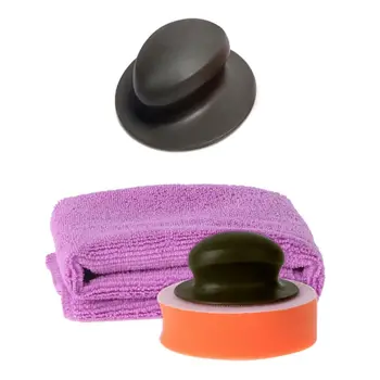

Car Wax Polishing Sponge Plastic Handle Super-fiber Towel for Auto Care Wash Kit K1KE