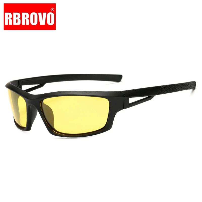 RBROVO поляризованные Oculos De Sol Masculino брендовые дизайнерские классические винтажные уличные мужские солнцезащитные очки для вождения UV400