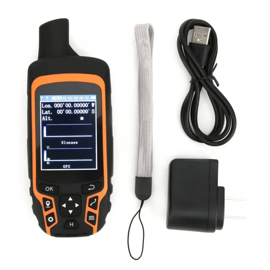 Ручной GPS Навигационный трек прибор для измерения площади Земли TFT 100 дюйма вилка