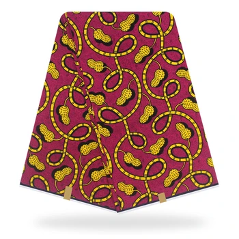 

African Fabric Ankara Fashionable Real Pagne Wax African Wax Veritable For Party Pagne Africain Hot Tissus Wax Veritable Soft