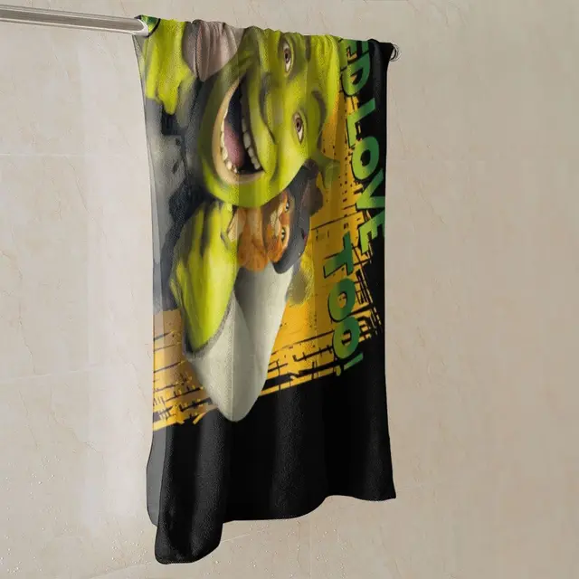 Portátil rápida seca toalha de banho, gritando Shrek, ginásio, armas e  rosas, desconto preto, Concert Tour Album Logo, Tendência Venda - AliExpress