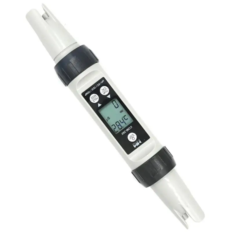 HM COM-360 4 в 1 рН-метр EC/TDS/PH/TEMP водонепроницаемый комбо ЖК цифровой портативный ATC калибровки удержания данных тестер