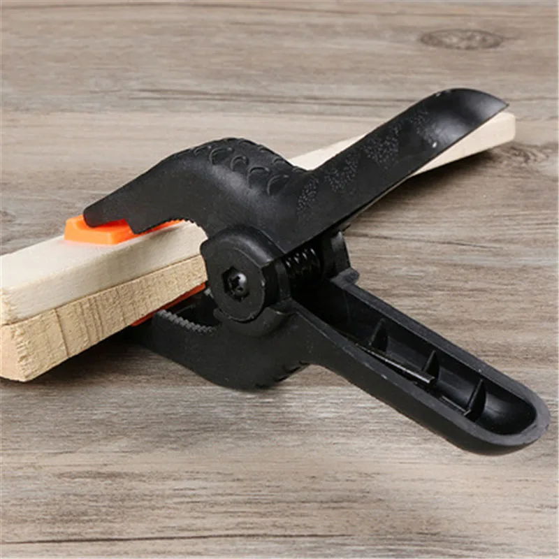 Abrazaderas De resorte De plástico ajustable para carpintería, Herramientas De trabajo De madera, Herramientas De Mano, 2/3/4/6/9 pulgadas
