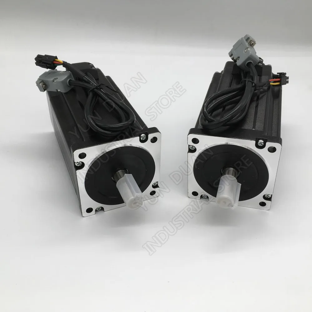 4 Sets12Nm 1700Oz-in Nema34 86 мм AC DC DSP шаговый двигатель с замкнутой обратной связью драйвер двигателя с охлаждающим вентилятором Hybird кодировщик Легкий шаг сервопривода наборы