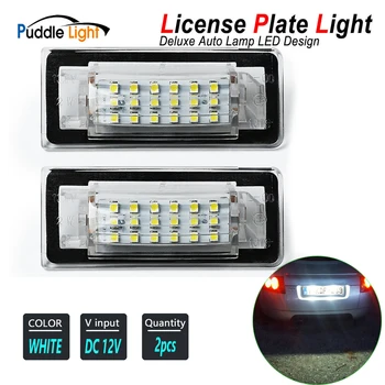 

1 Pair LED Car License Number Plate Light Lamp Bulbs For Audi TT Coupe 8N3 Roadster 8N9 MK18N White no error 12V